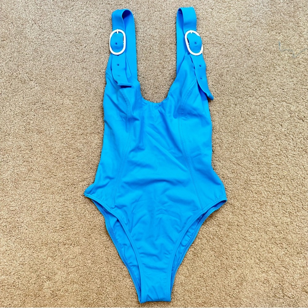 Electric Blue Women's One Piece Swimsuit